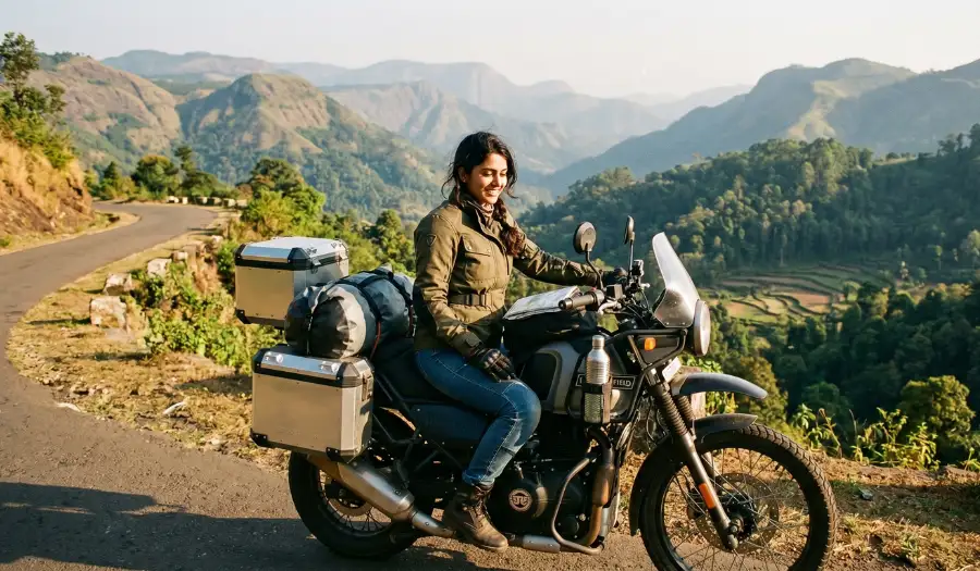 Adventure motorcycle ride